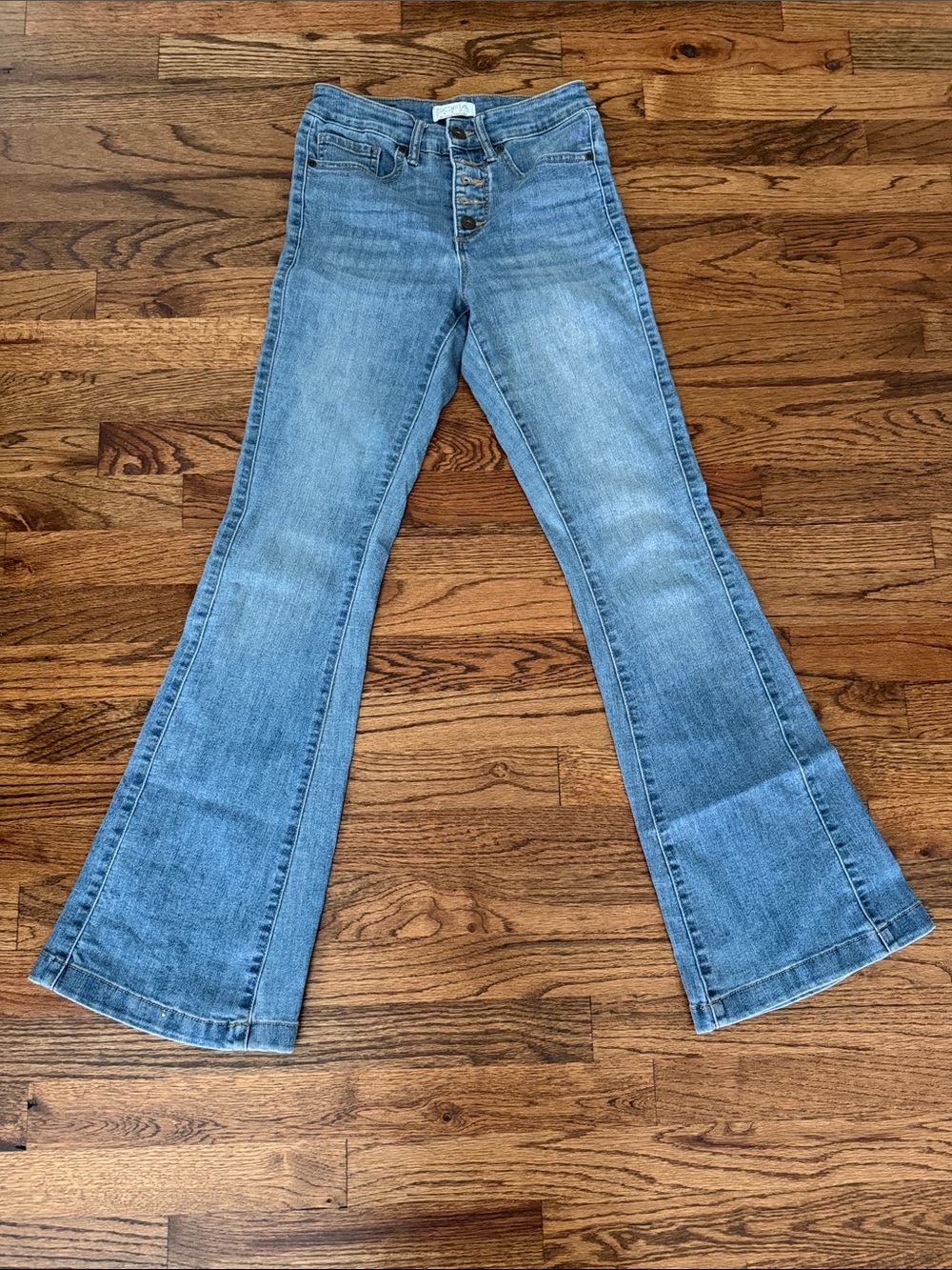 Sofia Vergara “Melisa” Button Fly Flair Blue Jeans Size 00S